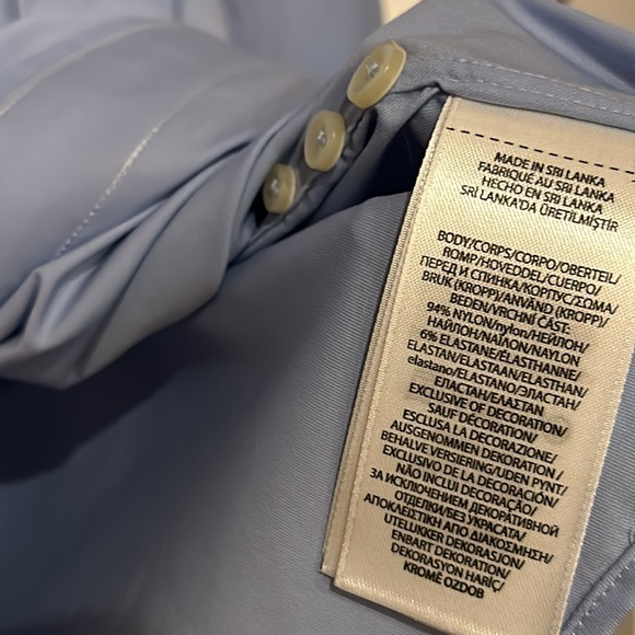 Ralph Lauren Blue Performance Stretch Wicking Button Down Shirt - Picture 8 of 8